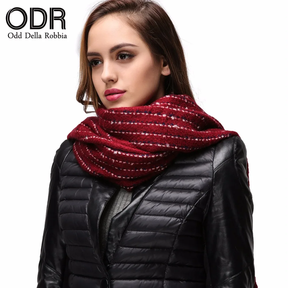 Нечетные Делла Robbia Супер Очаровательный Темперамент Красный Шарф Подходит Для