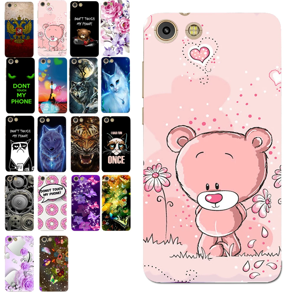 Красивый чехол из ТПУ с цветочным принтом для Prestigio Grace S7 LTE PSP7551DUO|print case|case covertpu case |
