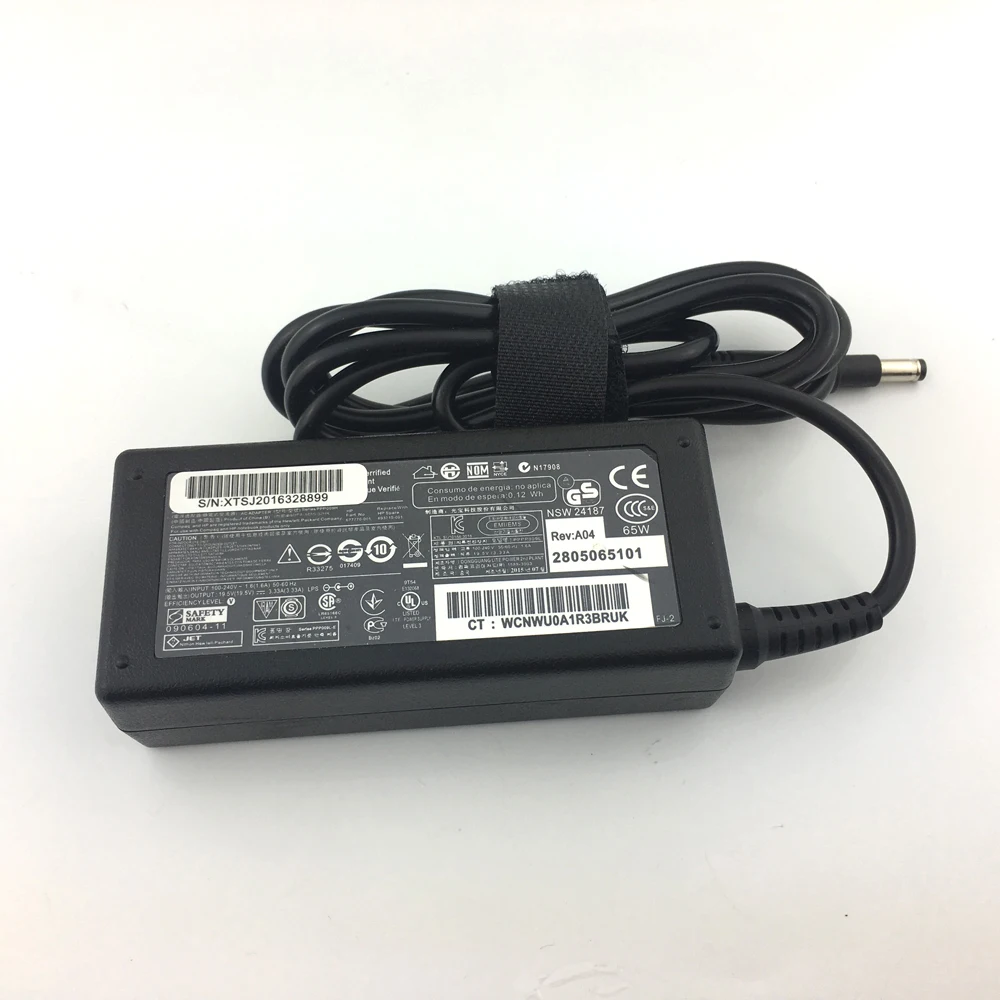 Оригинальный адаптер питания для HP Compaq nc4010 nx6125 nx9030 65 Вт 18 5 А|for hp|18.5v 3.5a 65wac power adapter