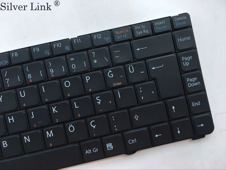TR Турецкая клавиатура для Sony Vaio VGN-NR VGN-NS NR NS PCG-7151M PCG-7153M PCG-7154M черная Раскладка |