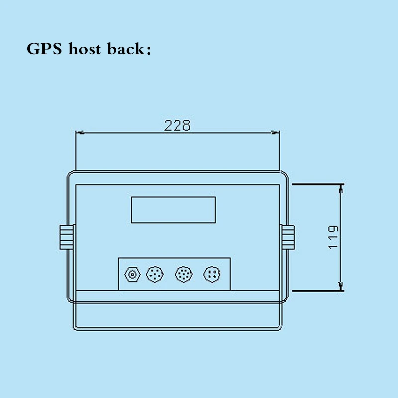 Морской gps навигатор два в одном диаграмма TFT 7 дюймов истинный цвет