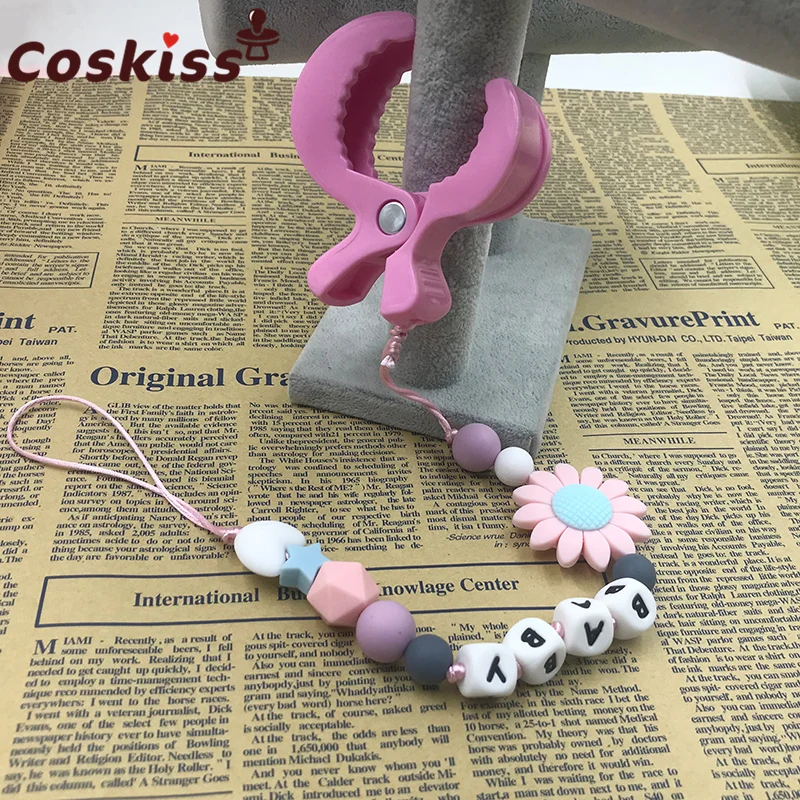Silicone Teether with Pacifier Clip Holder Set for Newborn Babies - Gift Idea Stylish- Infant Unisex Chew Chain | Мать и ребенок