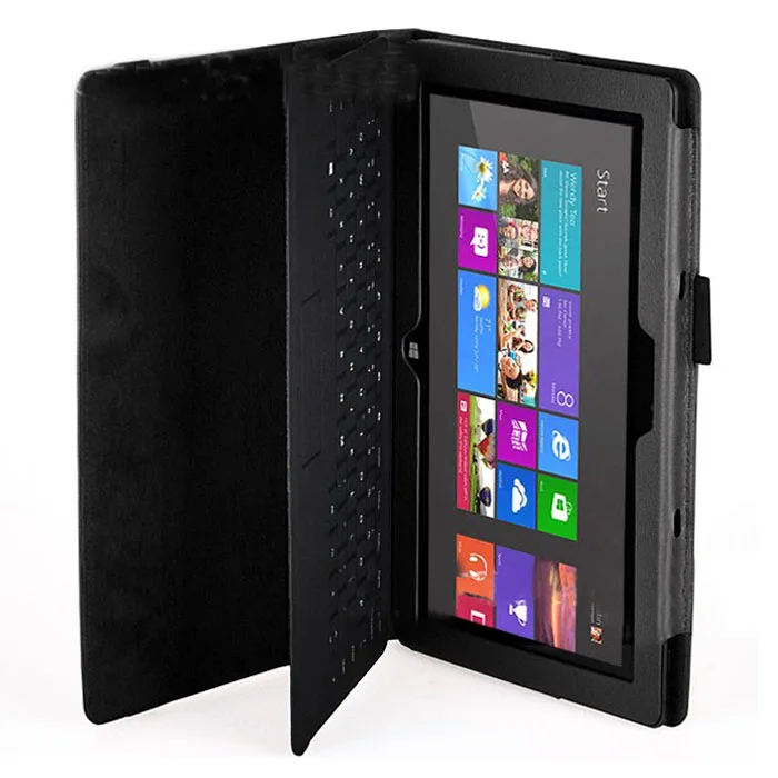 Кожаный чехол-подставка для планшета Microsoft Surface 10 6 Windows 8 RT черный | Компьютеры и