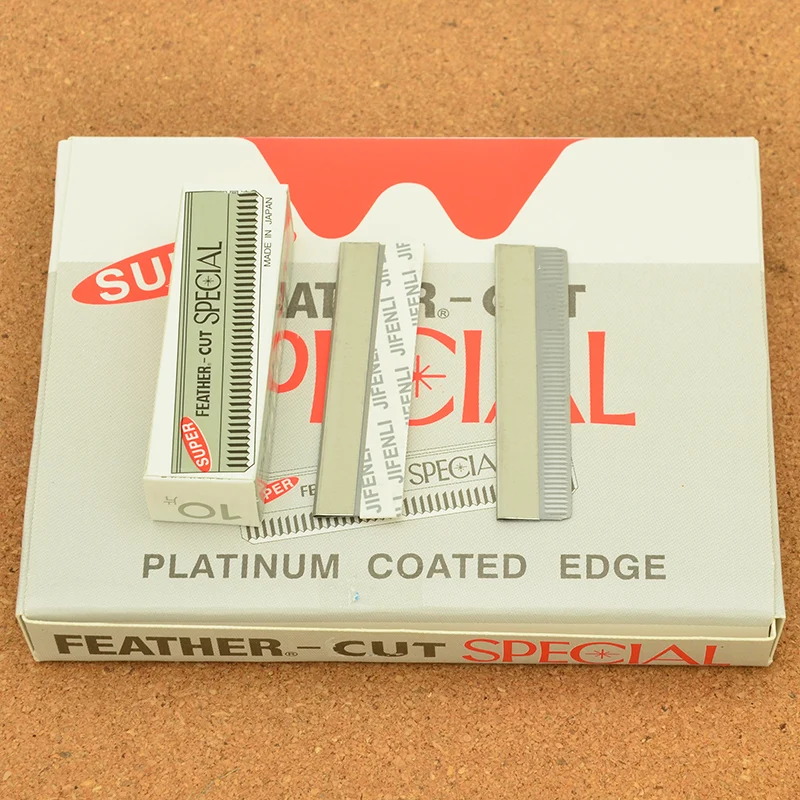 100 шт. лезвия из нержавеющей стали для парикмахерской резки женские