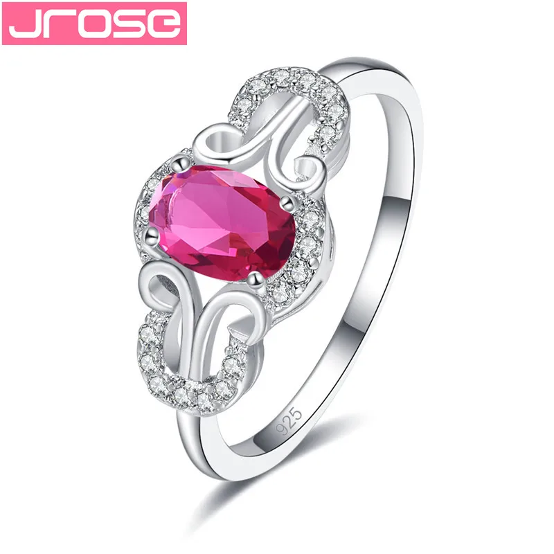 Женское серебряное кольцо с фианитом JROSE подарочное ювелирное изделие для