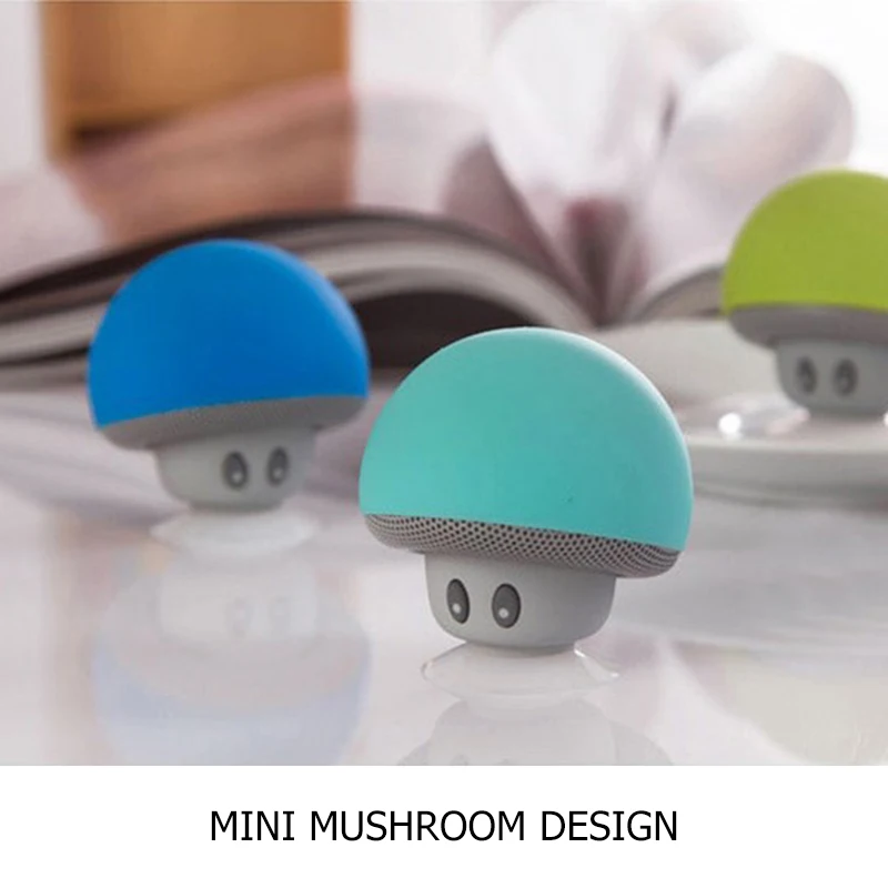 Fansaco Portable Mini Mushroom Wireless Bluetooth Speaker Waterproof Shower Stereo Subwoofer Music Player For iPhone Xiaomi | Электроника