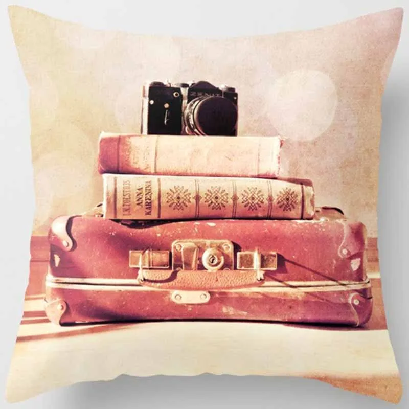 Hot sale beauty books pillow case men women girls ladies square pillow cases home creative color pillow cover 45*45cm