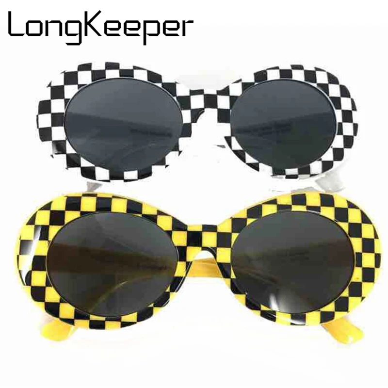 Солнцезащитные очки LongKeeper для мужчин и женщин овальные мозаичные аксессуары от