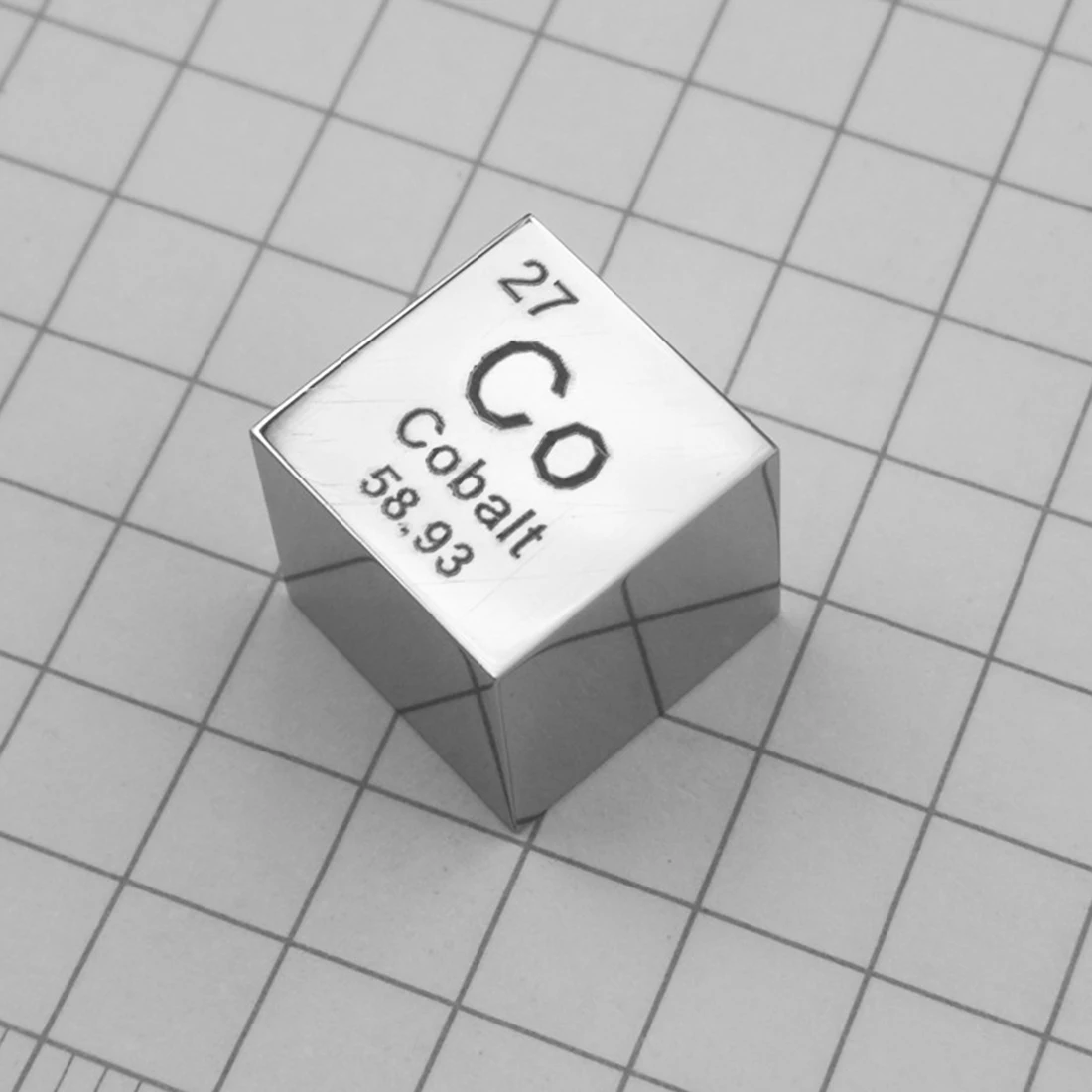 Металлический зеркальный кобальтовый куб высокой чистоты 10X10X10 мм Периодическая
