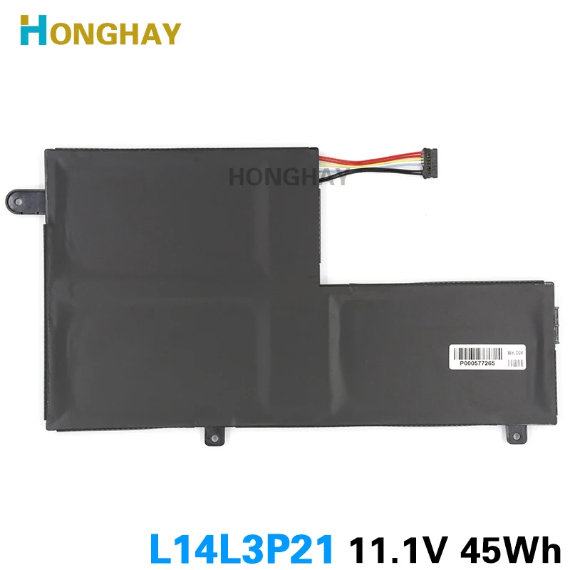Аккумулятор для ноутбука HONGHAY L14L3P21 L14M3P21 Lenovo Edge 2 1580 FLEX 3 1570 Flex3 14 ALEI Yoga 500 14ISK 14IBD 11 1 V