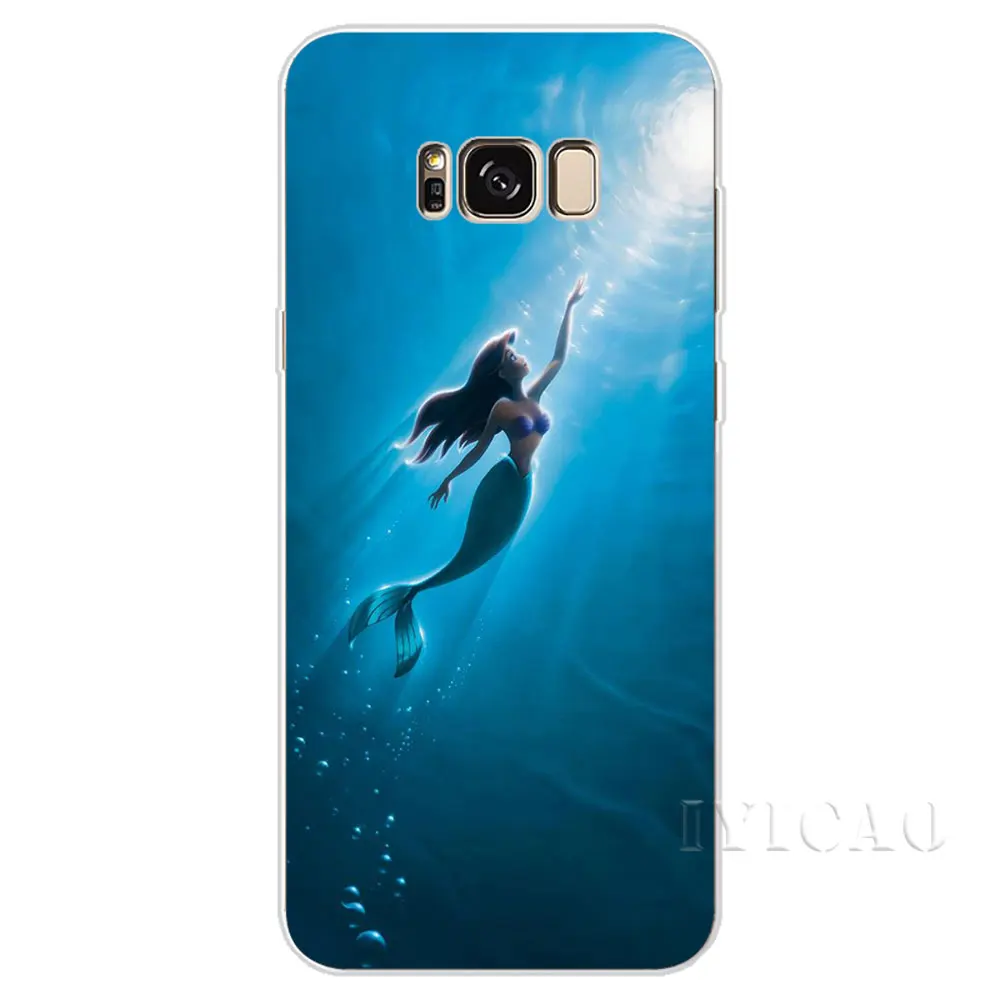 IYICAO с принтом Русалочка Ариэль жесткий чехол для Samsung Galaxy A3 A5 2015 2016 2017 A6 A7 A8 A9 плюс