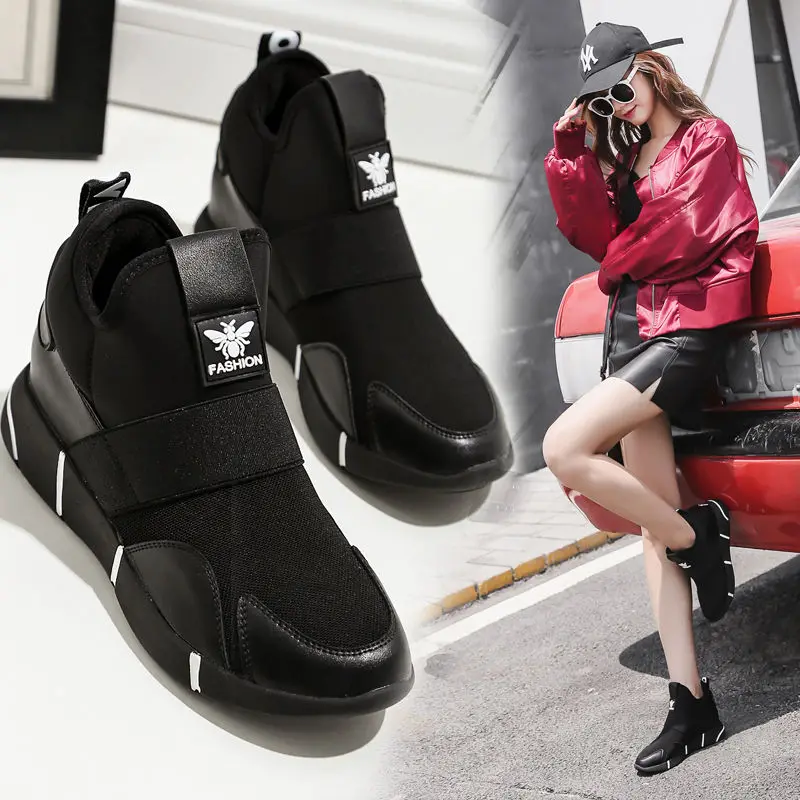 Sycatree/Роскошные зимние женские кроссовки для бега с мехом теплые хлопковые на