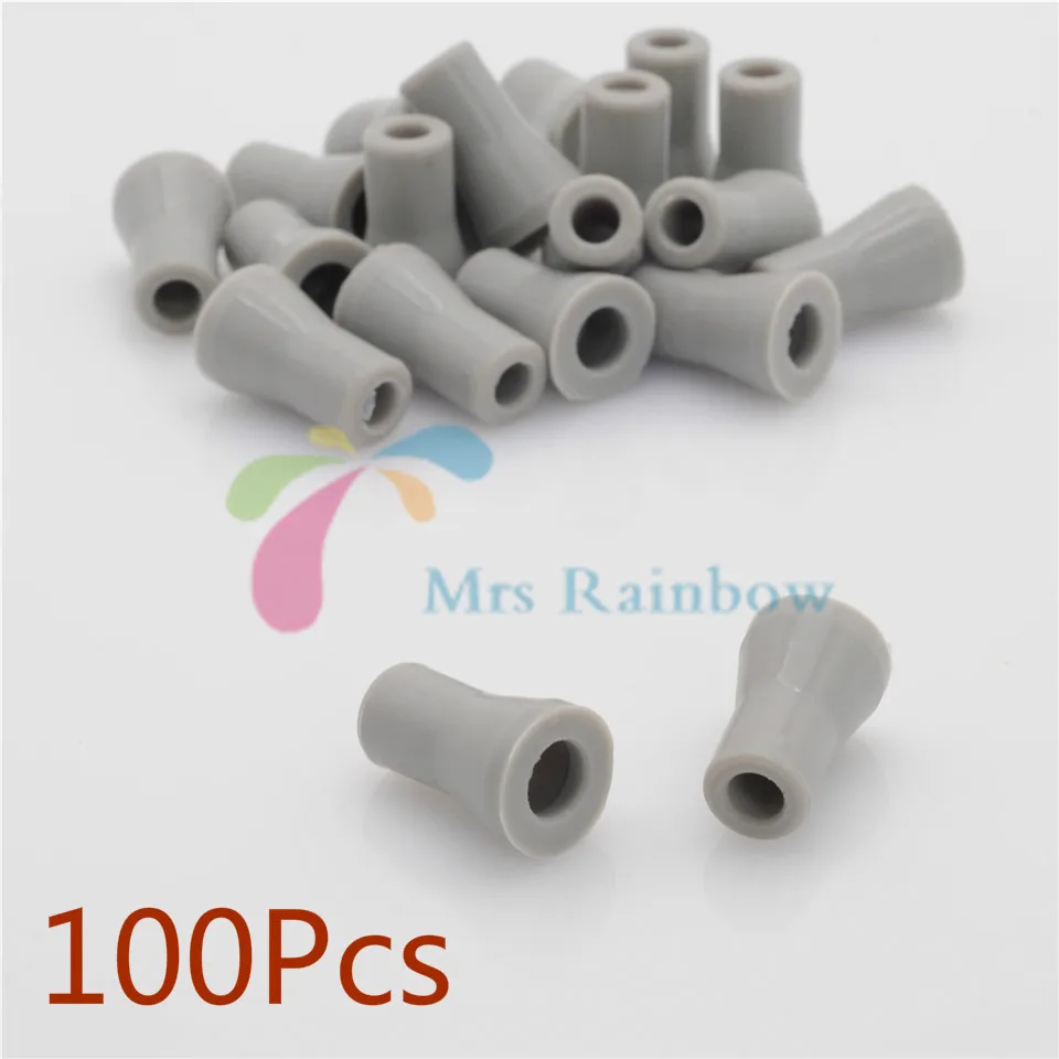 

100Pcs/set Dentist SE Saliva Ejector Replacement Rubber Valve Snap Tip Adapter Dental Supply Oral Care Tools
