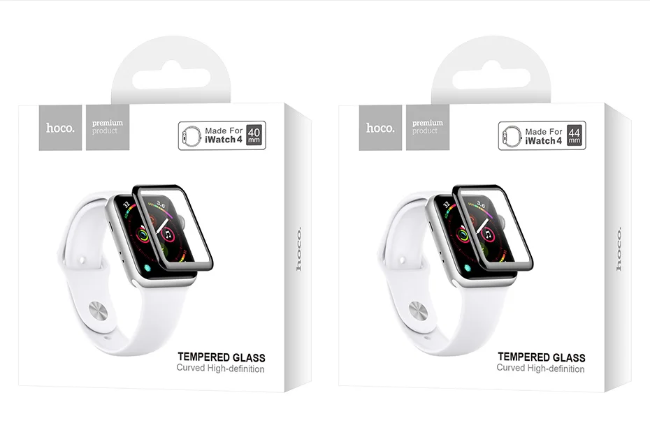 Оригинальная изогнутая 3D Защитная пленка для Apple i-Watch 4 полное покрытие Защитное стекло для Apple Watch Series 4 мм 40 мм 44 мм пленка