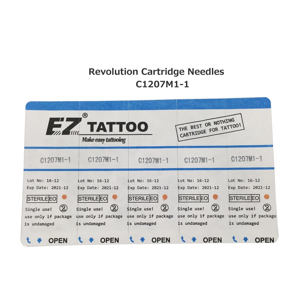 RC1207M1-1 EZ Revolution иглы картриджи Magnum татуировки длинные конические роторные машины