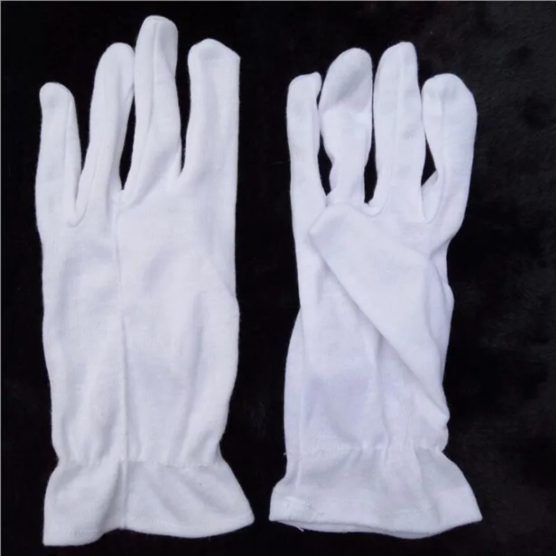 Adults Children White Cotton Gloves Boy Girl Kindergarten Dance Performance Carnival Party Dress Halloween Christmas|performance gloves|supplies