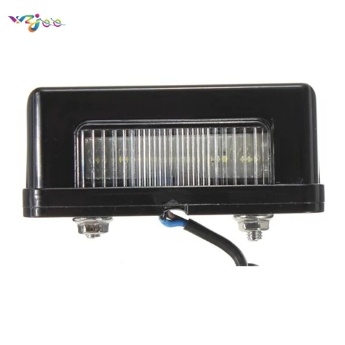 2pcsx6led -5 10 в 30 в светодиодный свет номерного знака задний номер лампы UTE грузовик, прицеп, лодка грузовой фургон - Цвет: 2pcsx6led -5