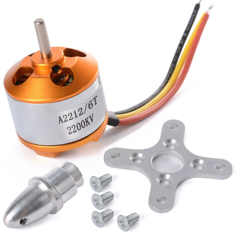 Бесщеточный двигатель XXD A2212 2212 2200KV с 30A бесщеточным ESC для радиоуправляемого