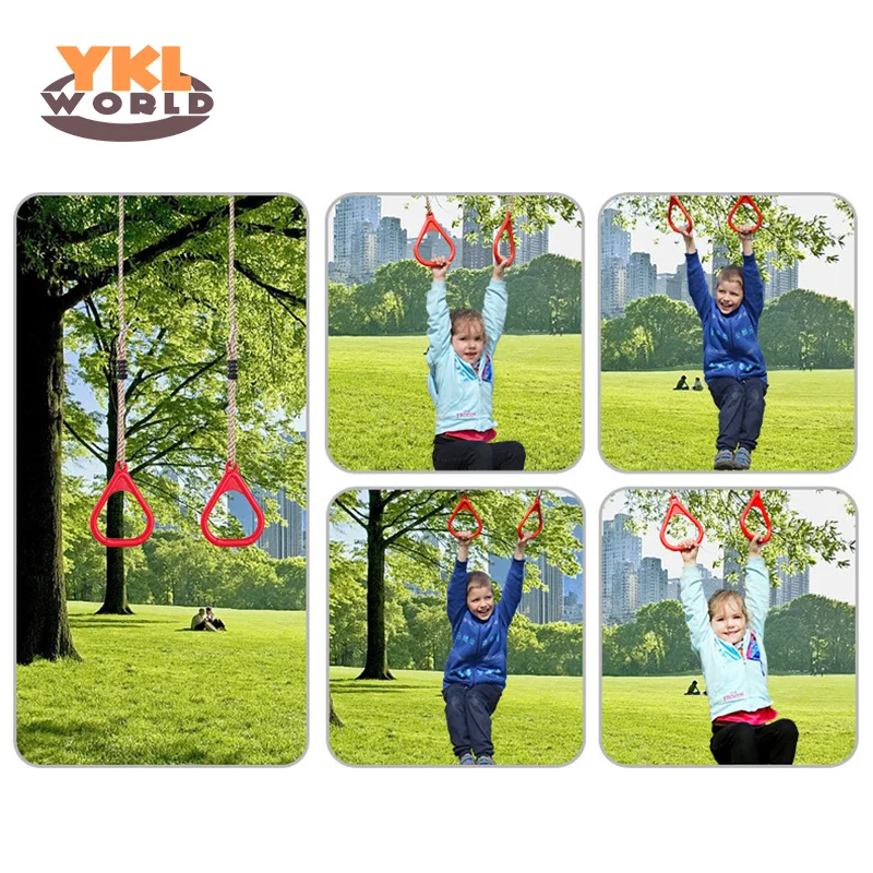 

Children Playground Flying Gym Rings Swing Flying Pull Up Ring Sports Outdoor Indoor Swing Games for Kids Gift (S8