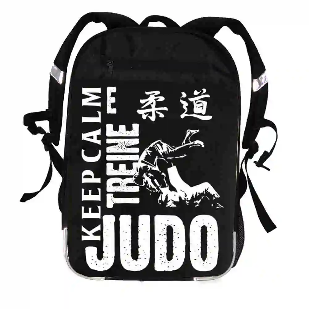 Боевые дзюдо тхэквондо каратэ айкидо Jeet Kune Do рюкзак аниме wifi Женщины Мужчины