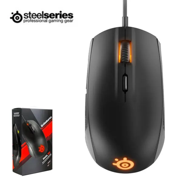 Оригинальная игровая мышь SteelSeries Rival 100 мыши USB Проводная оптическая 4000 точек/дюйм