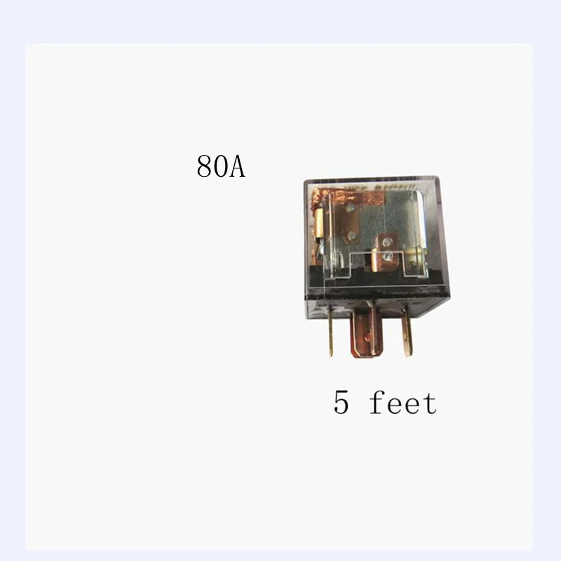 LED with light normally open closed waterproof car relay 12V/24V/80A/5 feet | Обустройство дома