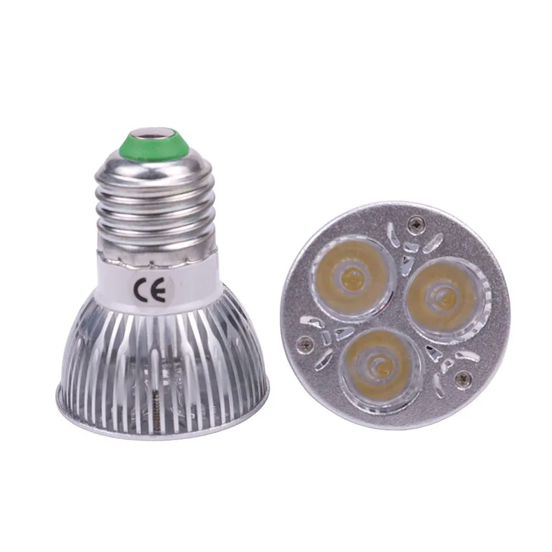 3 Вт светодиодные лампы точечного света Foco LED 12 В MR16 110 220 E27 GU10 E14 лампа для