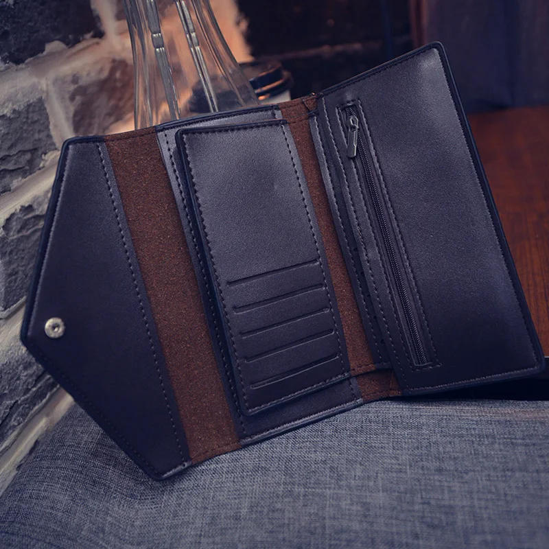 

Fashion New Women's Purse Long Tri-Folds Wallet Crocodile pattern Two-pieces Mother Son Wallet carteira portefeuille monedero