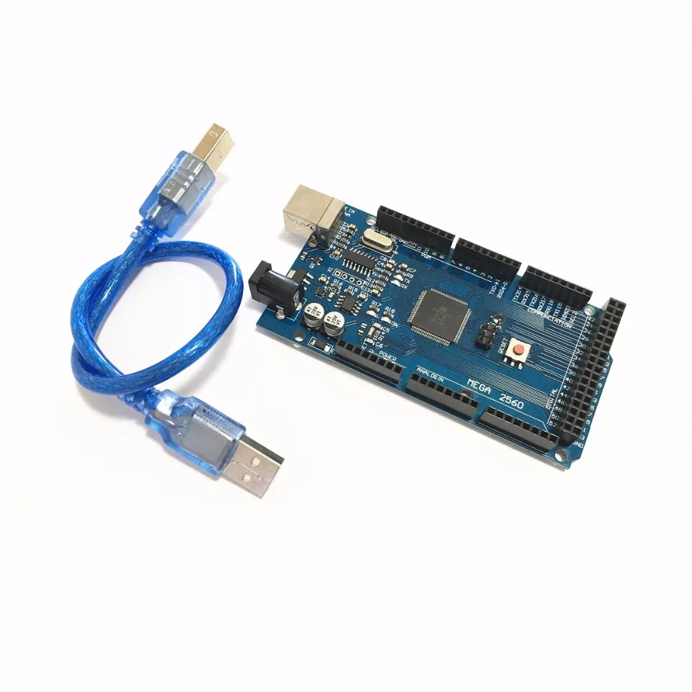 MEGA2560 Мега 2560 R3 ATmega2560 16AU CH340G AVR USB макетная плата для Arduino|Детали и аксессуары