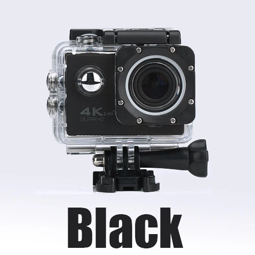 Black Спортивная Экшн-камера Guzcadun, видео, Wi-Fi, Ультра HD, для подводного плавания, 1080 P, камера 4K DVR, водонепроницаемая, на шлем, велосипедная камера - Цвет: Black
