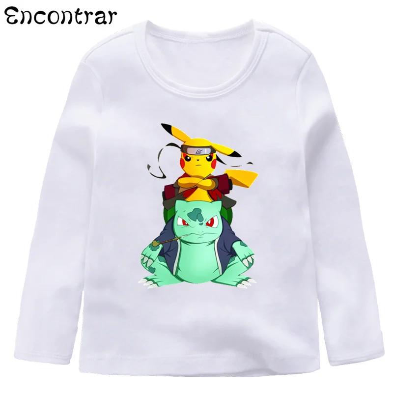 Повседневные топы с длинными рукавами для мальчиков и девочек Детская футболка