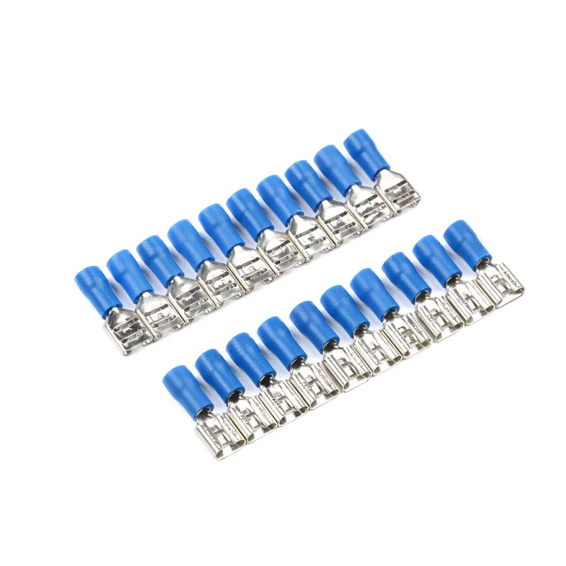 100 шт. женские клеммы изолированные электрические обжимные для разъемов 1 5 2 мм2