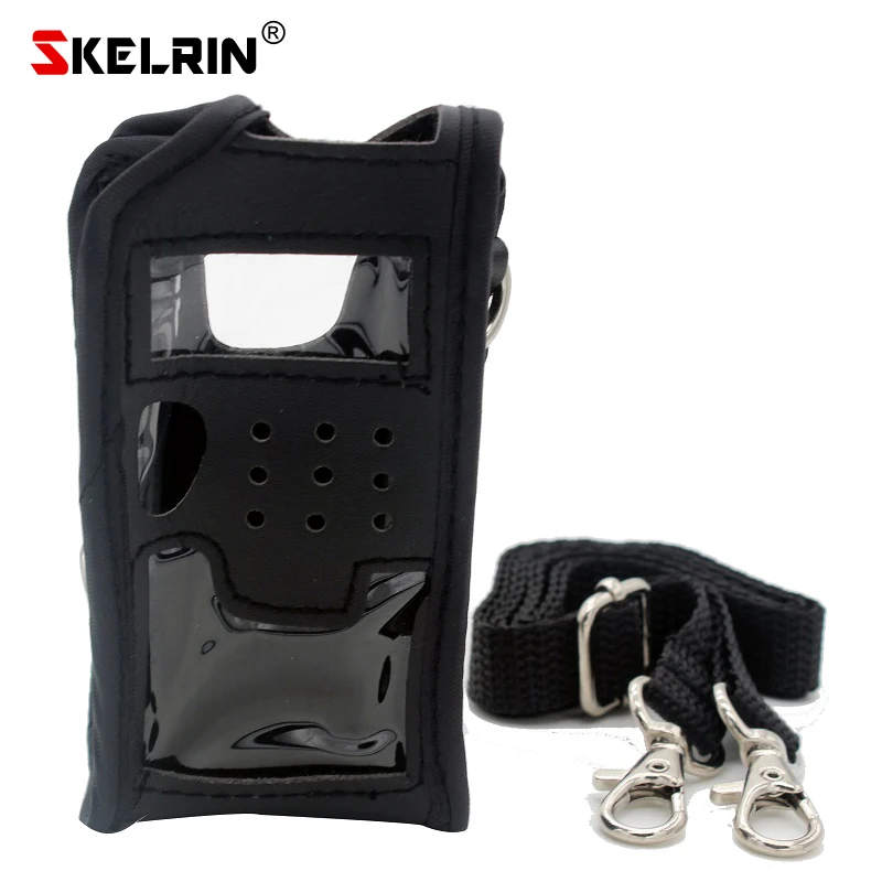 Двухсторонний кожаный чехол с радио мягкий для Walkie Talkie BaoFeng UV 5R 5RA 5RB 5RC 5RD Plus TYT