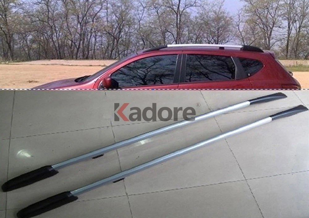 Для Mazda 5 M5 2011- алюминиевый сплав автомобильный багажник на крышу боковые рельсы багажная переноска стержень на крышу автомобильные аксессуары наклейка