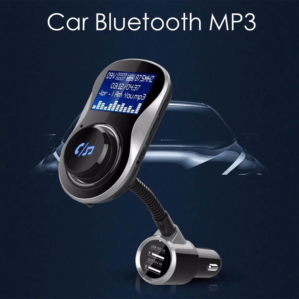Bluetooth fm-передатчик модулятор автомобильный комплект Aux Out громкой связи