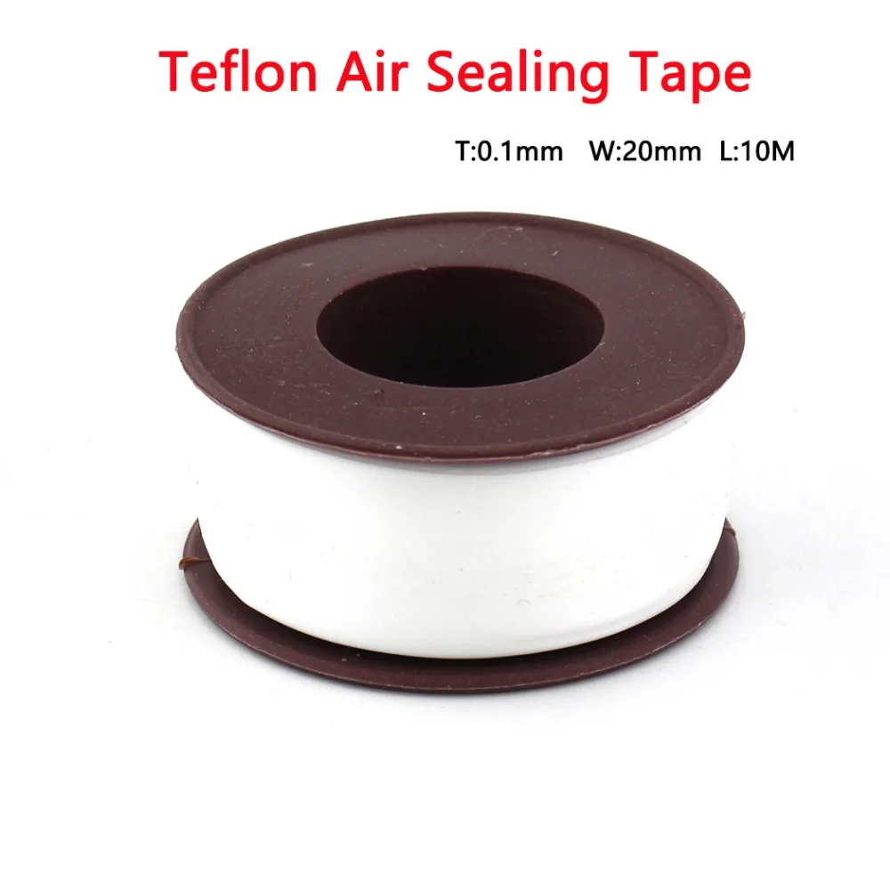 PCP Paintball Durable Airforce Teflon Air Sealing Tape Replacement Kit Ultra High Density Raw Tape 10M 0.1mm Thickness 20mm Wide