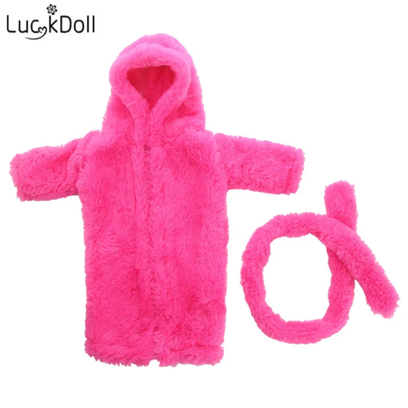 Мягкая Пижама LUCKDOLL ночная рубашка 18 дюймов американская 43 см аксессуары для