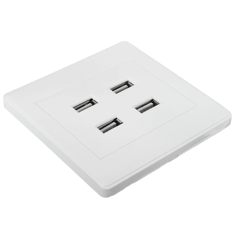 LEORY DC 4 порта USB 5 В 3.1A электрическое настенное зарядное устройство док-станция