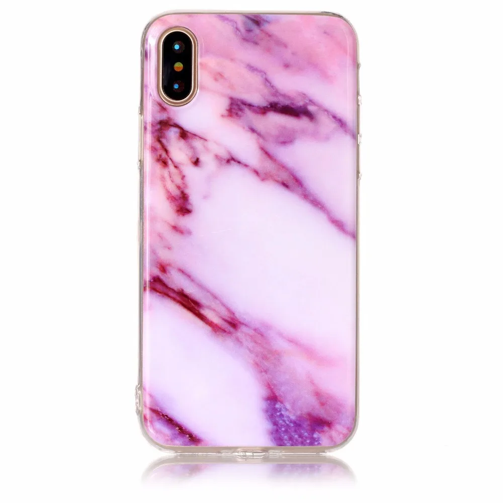 Skzj для Iphone 4 4s 5s 5 SE 6 6S 8 6/7/8 plus X Гранит скраб мраморный камень изображения окрашена