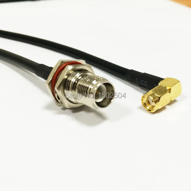 Новый RP SMA штепсельная вилка правый угол соединитель переключатель TNC гнездо