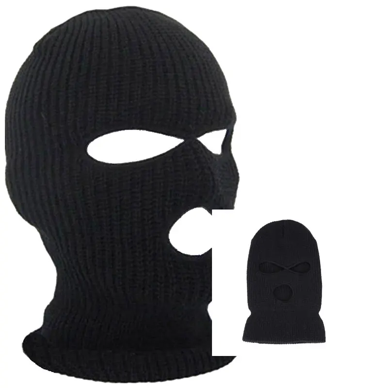 Newly Outdoor Balaclavas Full Face Cover Mask Robber Cool Knitted Beanies for Men Head Neck Balaclava Cycling Bike Caps DOD886 | Аксессуары