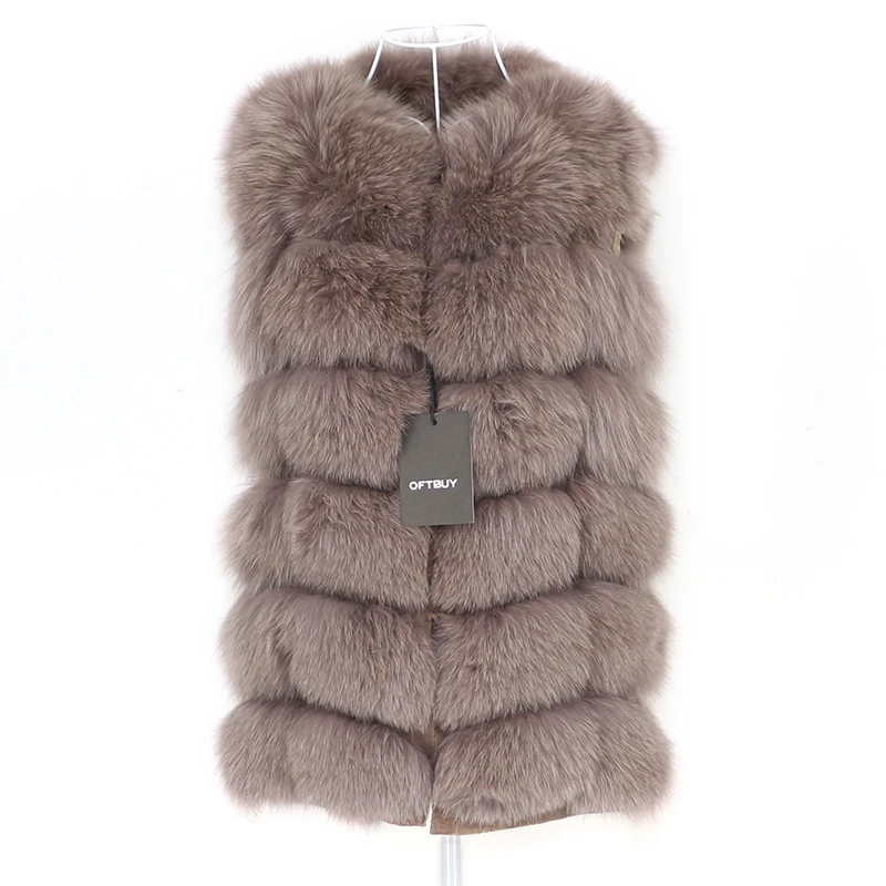 OFTBUY Весна с натуральным кроличьим мехом жилет из настоящего меха лисы Для женщин без рукавов зимняя куртка жилет из натурального меха пальто утепленная плотная Детская жилетка теплая уличная одежда