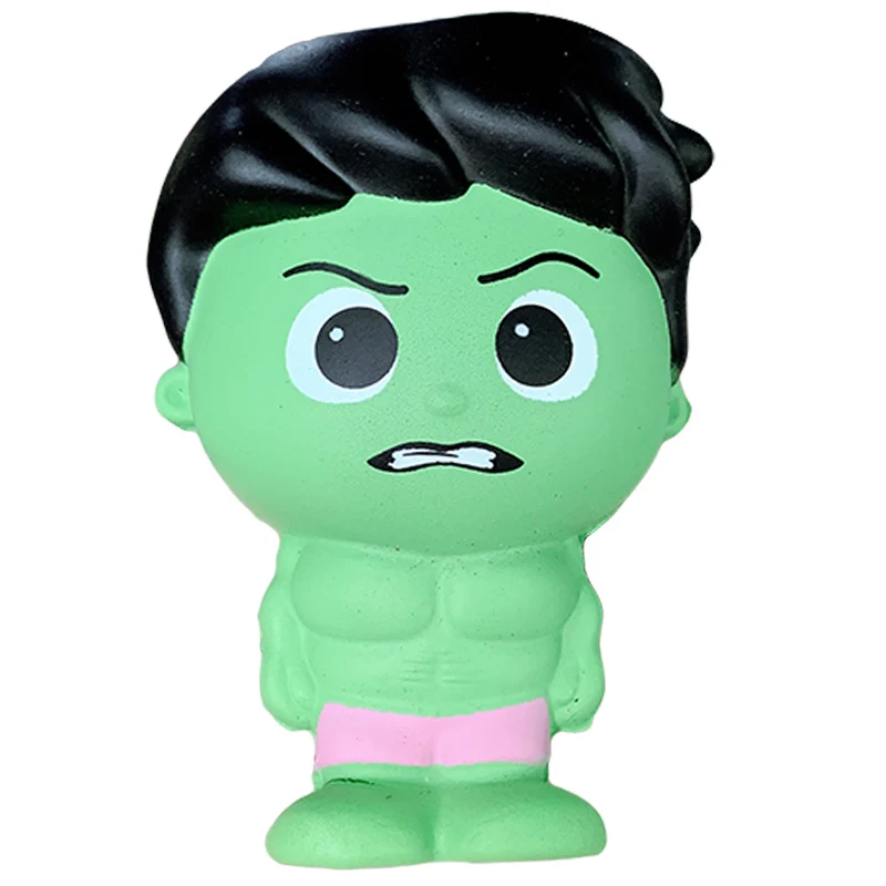 Hulk Jumbo мягкие медленно поднимающиеся Мстители, Человек-паук, Железный человек, Халк, мультяшная кукла, мягкая игрушка для снятия стресса, забавная игрушка для детей, Рождественский подарок - Цвет: Hulk