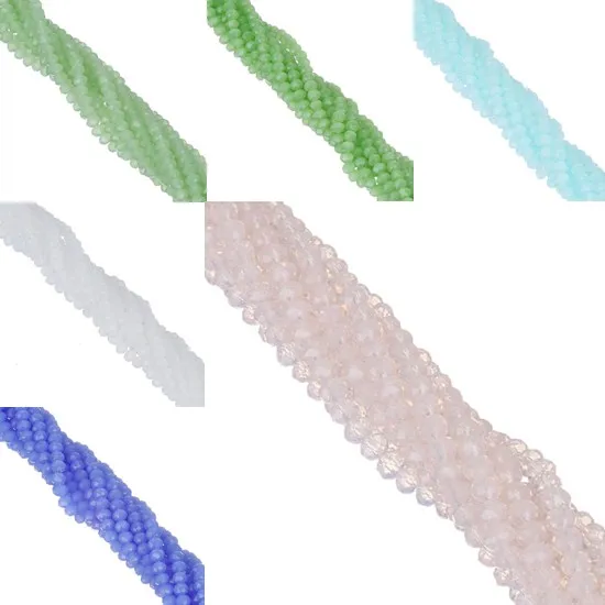 Новое поступление 145 шт 4 мм прозрачные яркие цветные бусины хрустальные