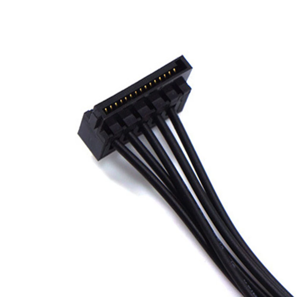 45 см Mini 6 Pin to 2 SATA 15PIn кабель питания для Dell 3250 3268 3650 3653 3660 3667 3668 оптовая продажа |