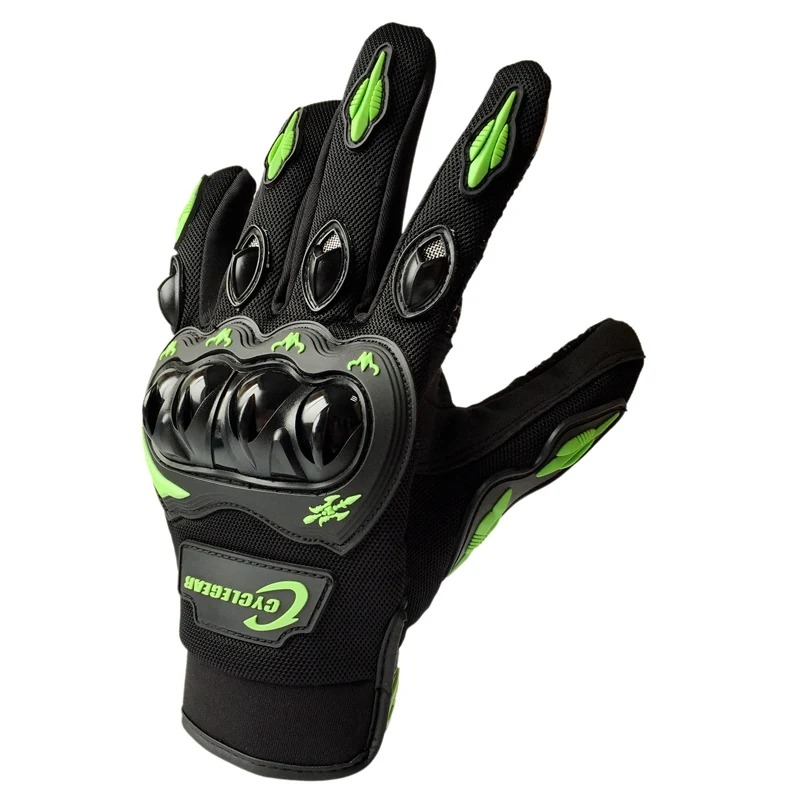 Мотоцикл мотокросса Kawasaki, моторные волокна велосипедные гоночные перчатки Cyclegear CG666