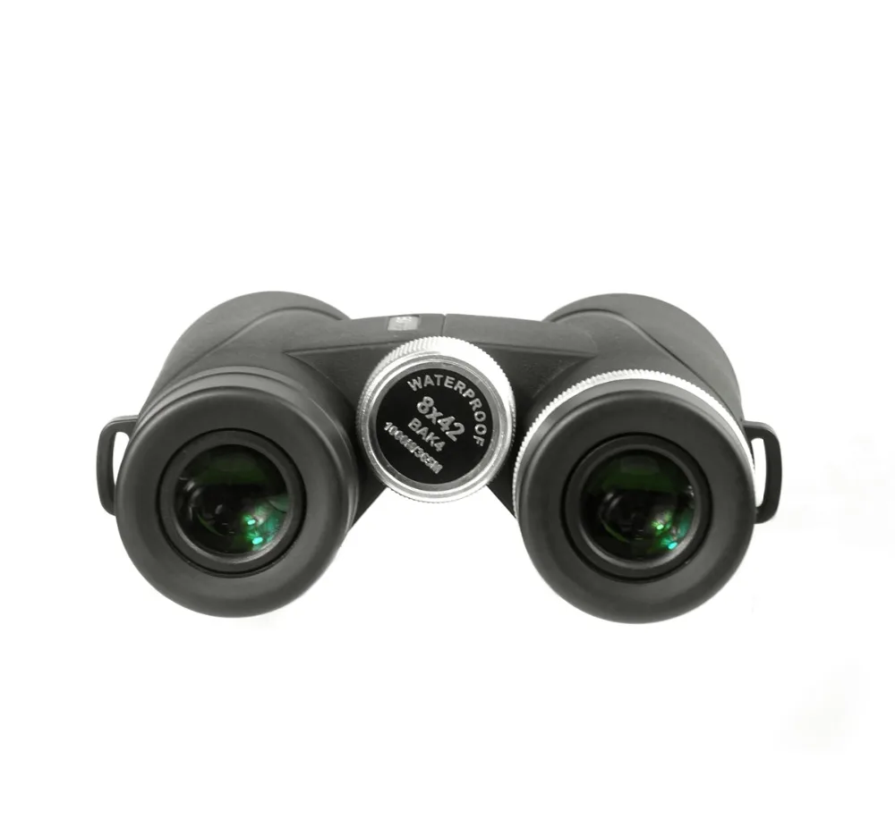 SKWoptics Sniper 8x42 компактный бинокль наблюдение за птицами, охота фазы покрытием Водонепроницаемый Bak4, Fogproof