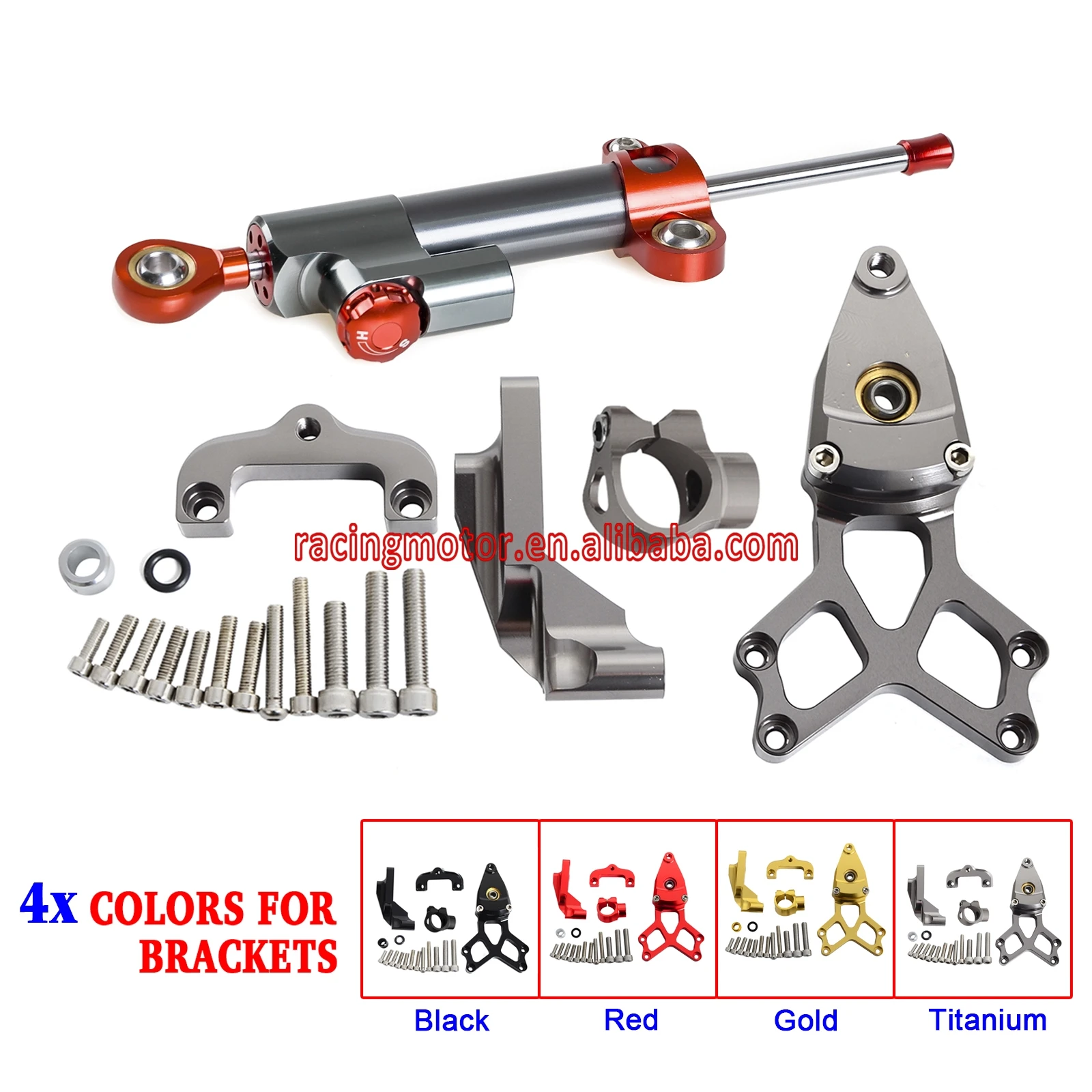 Демпфер рулевого механизма и монтажный комплект кронштейна для Honda CBR1000RR ABS SP 2008