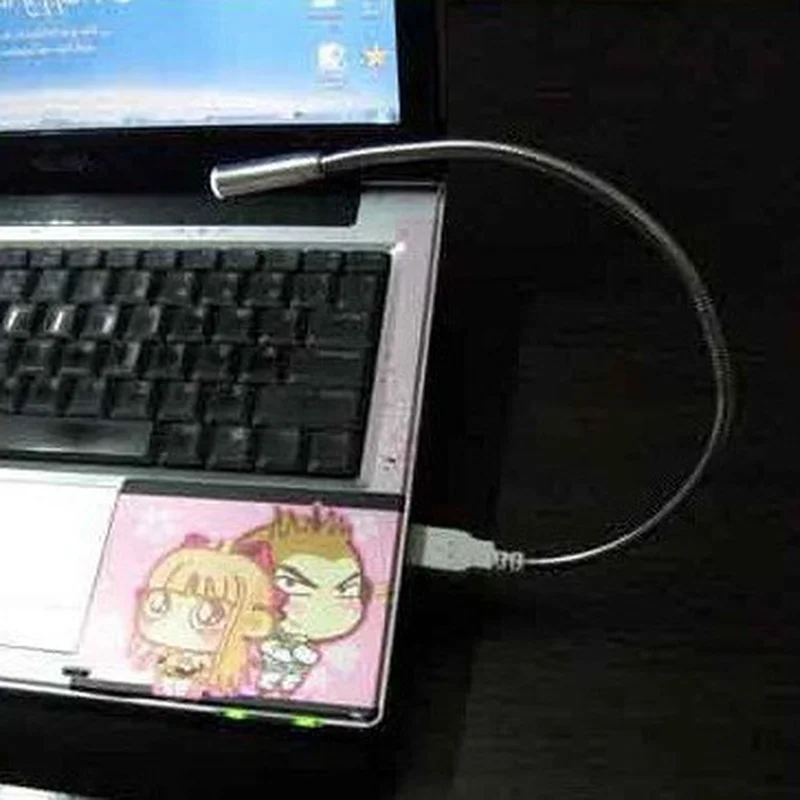 Оригинальные осветительные приборы Маленький забавный офисный блокнот USB-фонари