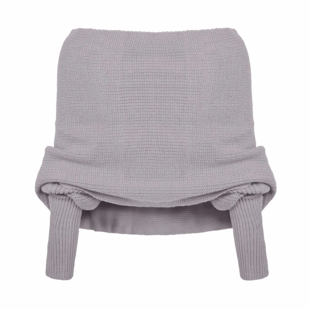 Women Fashion Sexy Off Shoulder Cross Twist Knit Sweater Loose Batwing Long Sleeve Jumper Knitted Pullover Tops MT2097 | Женская одежда